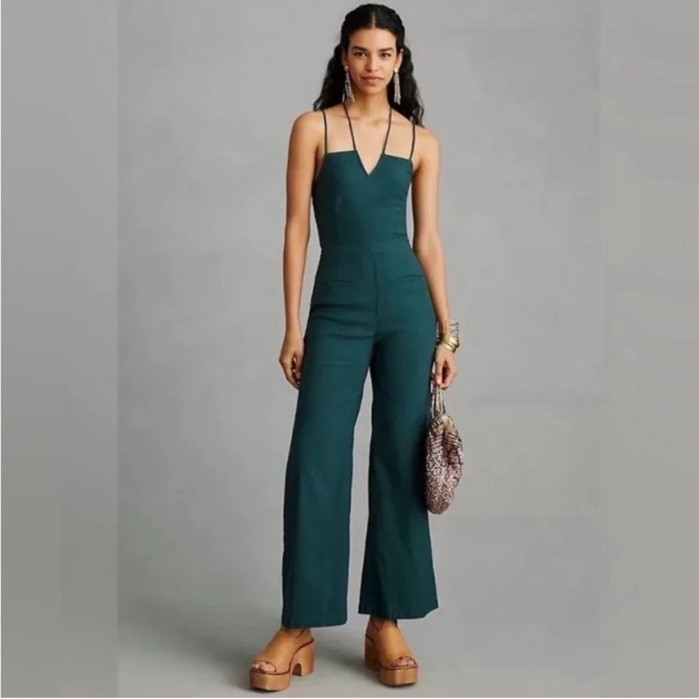 Anthropologie Maeve The Colette Strappy Jumpsuit